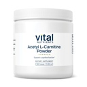 Vital Nährstoffe Acetyl L-Carnitin Pulver | Gehirn, Gedächtnis und kognitive Unterstützung Ergänzung* | Vegan | Gluten, Dairy, Soy Free | Non-GMO | 100 Gramm