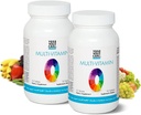 Si' che puoi! Multivitaminici giornalieri per gli uomini e le donne - aiuta ad aiutare la salute generale &amp; benessere, contiene antiossidanti, ricchi di vitamina A, B, C & E - Vitamine giornaliere - 30 compresse - 2 confezione