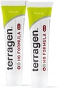 Terragen HG Formula MAX par terrasil, Crème de traitement naturel apaisant rapide pour les plaies génitales et le soutien efficace de l'éclosion, pour les hommes et les femmes (14g 2-Pack)