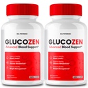 Glucozen Capsules, Glucozen supplément de soutien pilules - Concentration maximale, Glucozen capsules santé et bien-être, Glucozen toutes les pilules de formule naturelle, Gluco Zen capsules santé Avis (2 Pack)