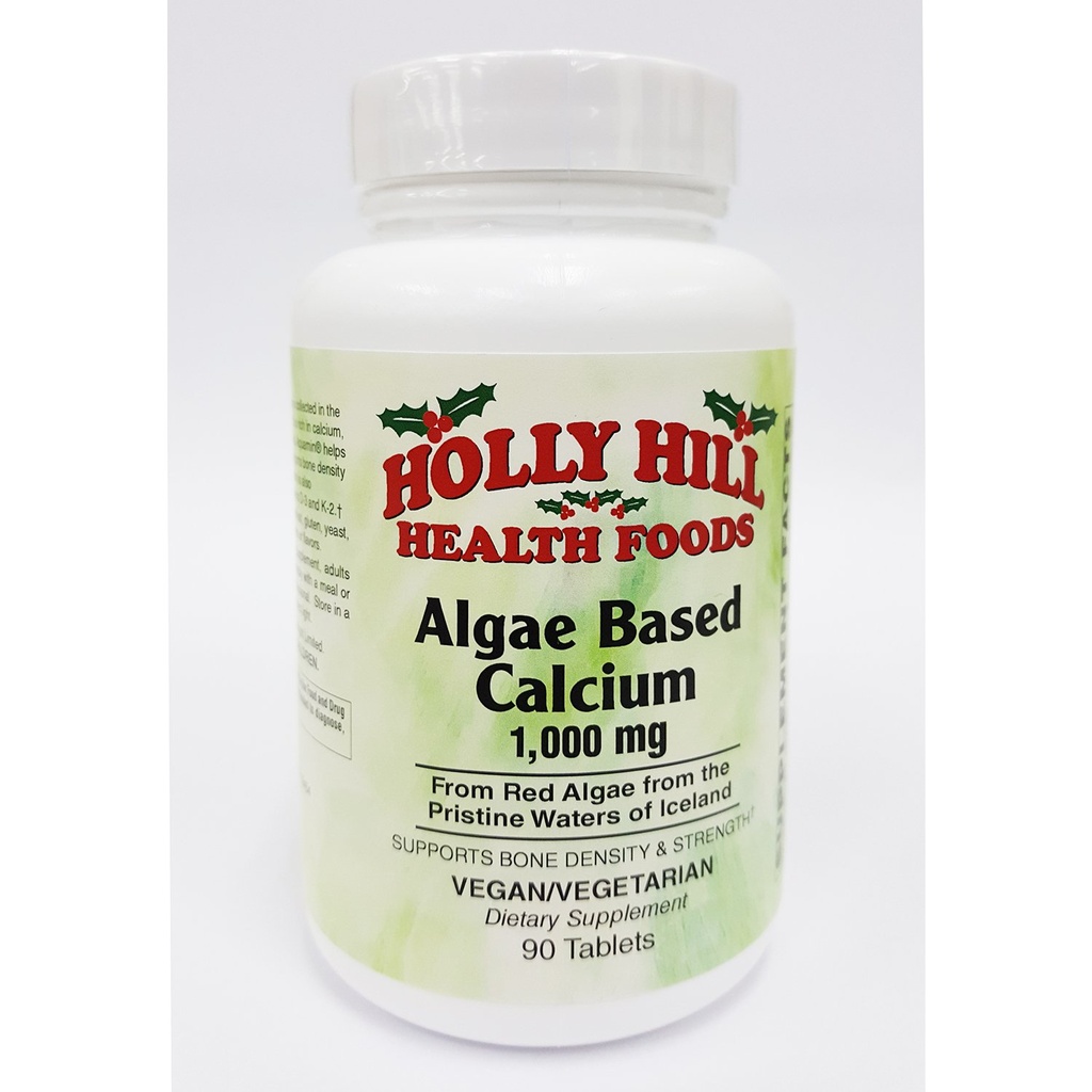 Holly Hill Health Foods Algae Based Calcium 1.000 mg, 90 compresse
