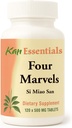 Kan Herbs Company Four Marvels – Tradizionale cinese Herbal Blend per cani e gatti per sostenere la chiarezza digestiva, equilibrio fluido, e benessere generale, erbe compresse supplemento per animali domestici, 120 compresse