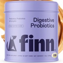 Probiotici digestivi finlandesi per cani - Supporto completo del sistema digestivo con zucca, prebiotici, & Probiotici dal vivo - Vet Raccomandato & Made in the USA - 90 Soft Chews (Peanut Butter)