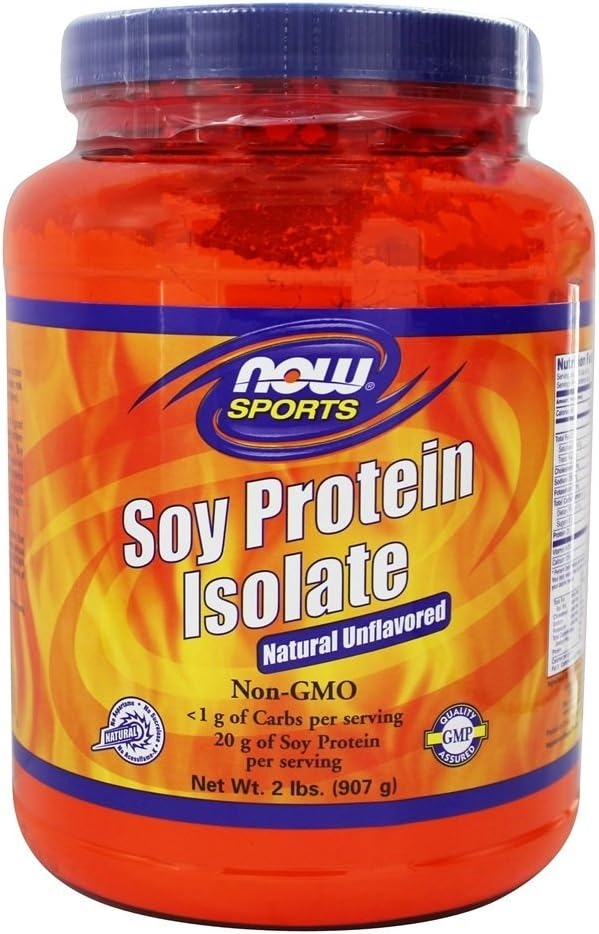 Aliments maintenant Protéines de soja Isolés Non-OGM - 2 livres Non aromatisés (protéines à base de plantes)