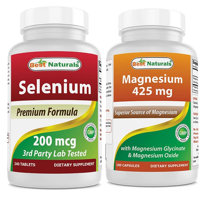 Selenio 200 mcg & Magnesio Glycinate 425 mg