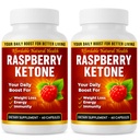 Estratto di chetone del lampone, Formula All-Natural, Può Supporto Stile di vita sano attivo, Supplemento 1000 mg, 120 capsule (non vegano), 4 mesi di fornitura, chetone del lampone vegano, Non OGM