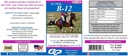 SU-PER B-12 Energy Horse Supplement - Equine Vitamine B-12 & B-9 Folic Acid Support Powder - 12.5 Pfund, 6 Monate Versorgung