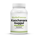 Herbsforever Kanchnara Guggul.com Supplément à base de plantes ayurvédiques, 90 capsules de légumes, 800mg chacune.