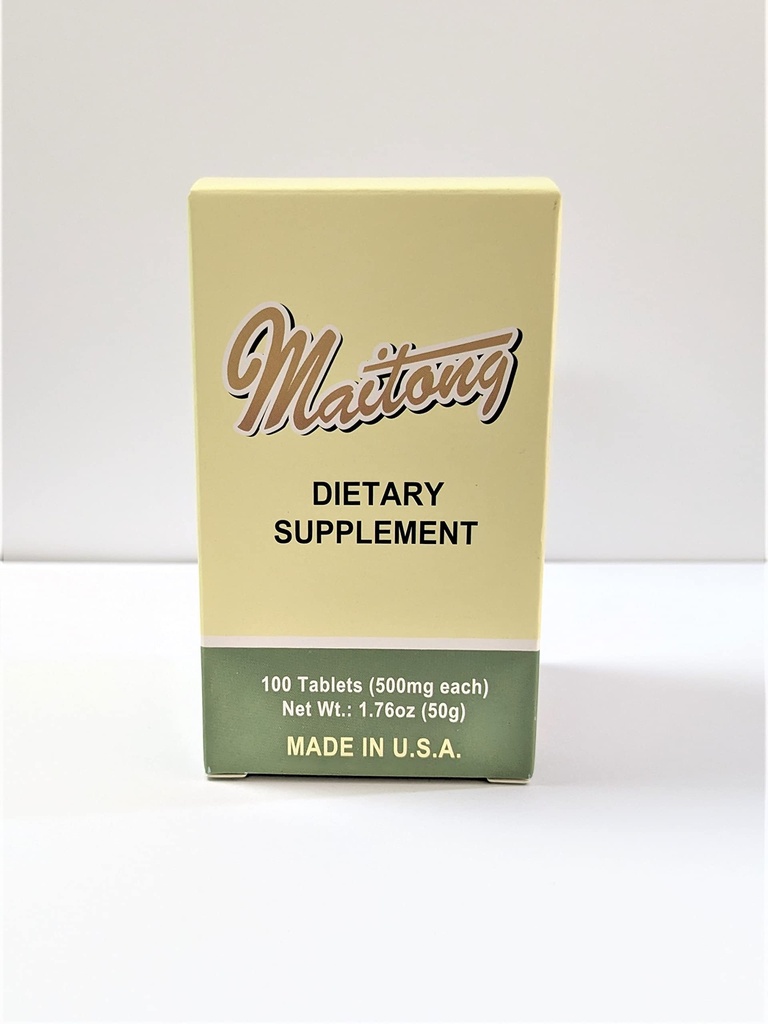 Maitong Advanced Multi-Vitamin-Ergänzung zur Unterstützung von Herz-Kreislauf-Funktion und gesünder Cholesterin Level 100 Tabletten 500mg/each Made in USA
