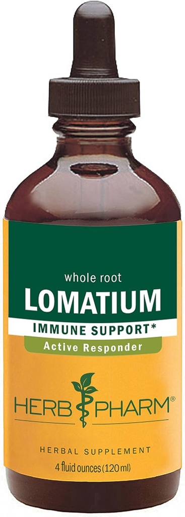 Herb Pharm Lomatium Flüssiger Extrakt für Immunsystemunterstützung - 4 Unze