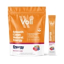 Voli Energy Drink Mix Packets | Polvere naturale pre-allenamento con tè verde Caffeina & B Vitamine, Aminoacidi & Elettroliti per il fuoco prolungato, Hydration & Clean Energy | No Aggiunto Sugar, 15-Count