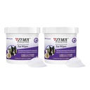 Wipes d'oreilles enzymatiques avancées Zymox pour chiens et chats - pour les oreilles dirty, Waxy, Smelly - Wipes nettoyantes d'oreille de haute résistance - non irritant - hypoallergénique (100 Count-Pack de 2)