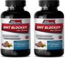 Vitamines de soutien de la croissance des cheveux - DHT Blocker Formule des cheveux - Soutien santé de la croissance des cheveux - he shou wu Extrait, dht Blocker pour les hommes, dht Blocker Trichologie avancée, dht Blocker avec biotine 2Bot 120Tabs