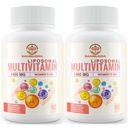 Multivitamine liposomique pour les femmes 50+ - Multivitamine quotidienne pour les femmes avec 32 ingrédients, CoQ10, Vitamines C, B, D, E pour le soutien de la santé cardiovasculaire et osseuse - sans fer (120 capsules)