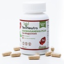 Ashwagandha mit Eisen Bisglycinat - 300mg & Bioverfügbare Eisen 10mg - 60 Kapseln