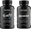 Tempo & Harmony | Festival, Rave & Party Prep + Recovery Wellness Bundle | 5-HTP, Antiossidanti, Vitamine Rave, Supplemento Festival, Neccesità Rave, Ingranaggio Festival, Rave On, Rave Gear, Assistente Fest