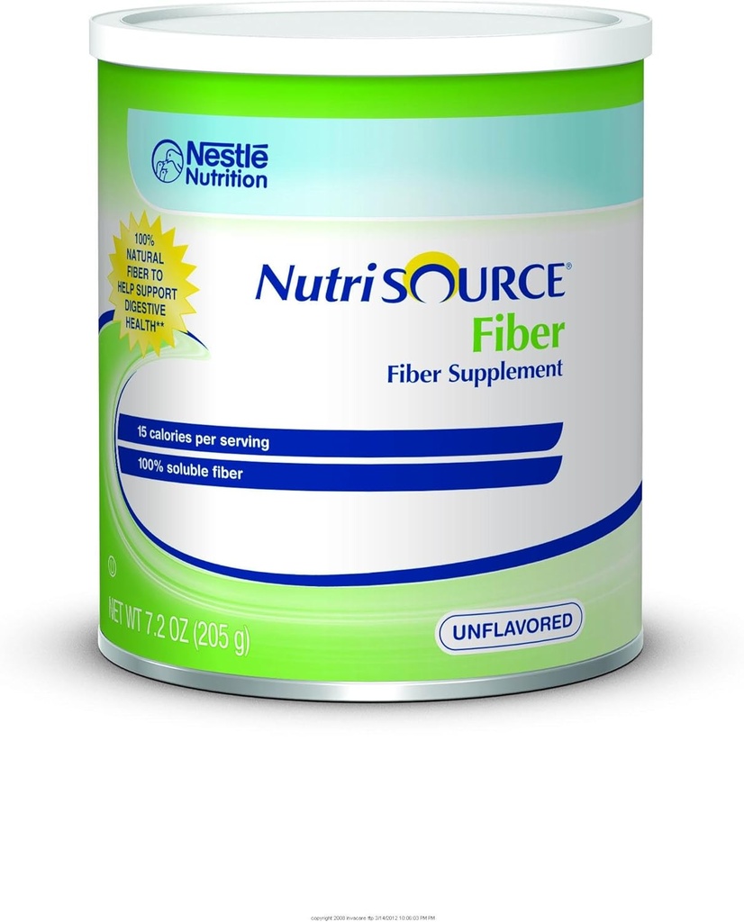 Polvere di supplemento di fibra di Nutrisource [Nutrisource W-Fiber Pwdr 7.2]