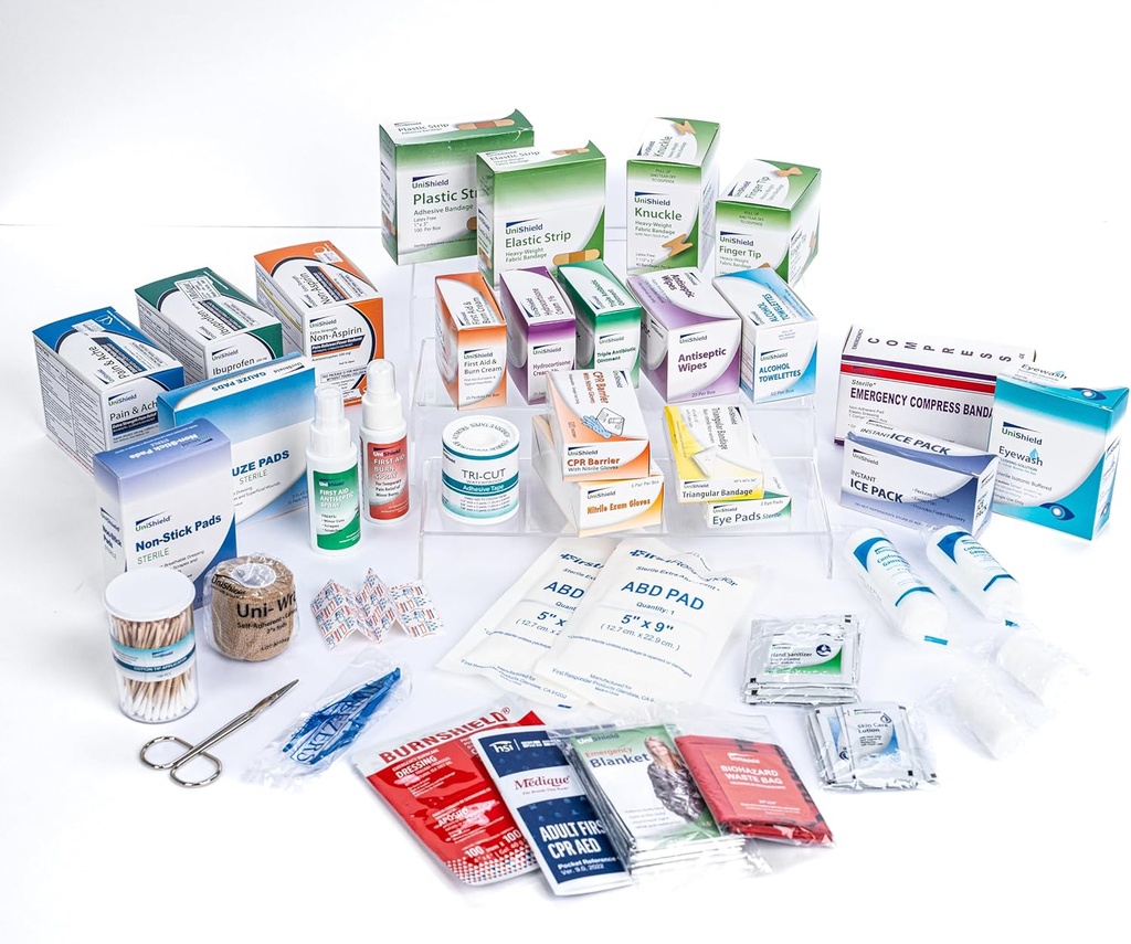 Class-A First Aid Refills Medikamente ohne Kabinett | Essential Medications for Emergency Predness | Ensuring Long-Lasting Reliability | Exceeds OSHA/Ansi Z308.1 2015, Über 900 Stück