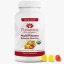 Mummia organica MultiVitamins, Miscela di 11 Nutrienti Essenziali, per bambini e adulti, Vegan, 60 Conte; Fragola assortita, Limone, Arance Flavors
