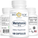 Bio-Tech Melatonina farmaceutica (20 mg, 100 capsule)