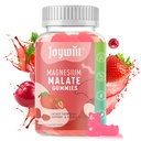 Malate de magnésium Gommies 1000mg de magnésium Malate avec L-Theanine, CoQ10 et vitamine B6 de haute puissance anti-stress et soutien musculaire de haute puissance