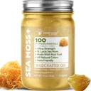 WELLNESS LABSRX Irish Sea Moss Gel Raw - Wildcrafted Superfood Seamoss Gel - Original Flavor, Vitamina e Mineral-Rich from Pristine Caribbean Waters, Immune and Digestive Health Support - 10 oz.