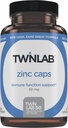 Twinlab Zinkkappen - Immununterstützung, Stoffwechsel, Hautpflege, 100 Kapseln