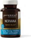 Perennial Nervana – Herbal Nerve Support & Mood Balance Formel | Pflanzenbasierte Mischung mit Lavender, Passionflower, Corydalis, Lobelia & Prickly Ash Bark | 120 Vegetarische Kapseln | 40-tägige Versorgung