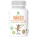 Waked Endurance, Energy and Stamina Support 30 Capsules Extrait de café vert biologique, Extrait de graines de Guarana, Extrait de thé vert, Extrait de racine d'Ashwagandha et Extrait de poivre noir comme BioPerine