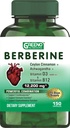 Berberine 12200mg with Ceylon Cinnamon Ashwagandha Vitamin D13 + Vitamin B12 Immune Heart Support - 75 Days Supply -150 Count (Pack of 1)