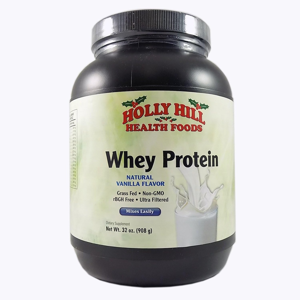 Holly Hill Health Foods, Proteine del siero, Non OGM, Vanilla, 32 once