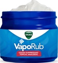 Vicks VapoRub, Original, Cough Suppressant, Topical Chest Rub & Analgesic Ointment, Medicated Vicks Vapors, Relief from Cough Due to Cold, Aches & Pains, 1.76oz