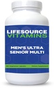LifeSource Vitamines Multi seniors pour hommes - Végétarien - Multiple complet pour hommes de 50 ans et plus - 180 capsules- 60 jours d'approvisionnement