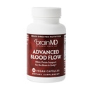 BRAINMD Advanced Blood Flow - 60 Vegan Kapseln - Nitric Oxide Unterstützung für den Gehirn & Körper - Glutenfrei - 30 Portionen
