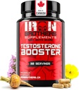 Iron Brothers Supplements Testosterone Booster per gli uomini, 90 capsule | integratori di testosterone per gli uomini per aumentare la crescita del muscolo | Blocker | promuove la perdita grassa & aumentare le prestazioni - 30 giorni