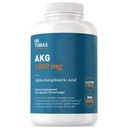 Dr Tobias AKG Supplément 1000mg par portion, acide cétoglutarique alpha biodisponible, supporte l'énergie cellulaire et le flux d'oxyde nitrique, végétalien, sans gluten, non-OGM, 180 capsules, 90 portions