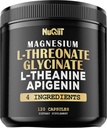 Magnesium L-Threonat Kapseln 500mg Magnesium Glycinat 500mg & More Supplement - 120 Kapseln - Beeindruckende Vorteile für die Unterstützung positiver Stimmung, Muskelwachstum, Immunsystem, Gehirngesundheit & Fokus
