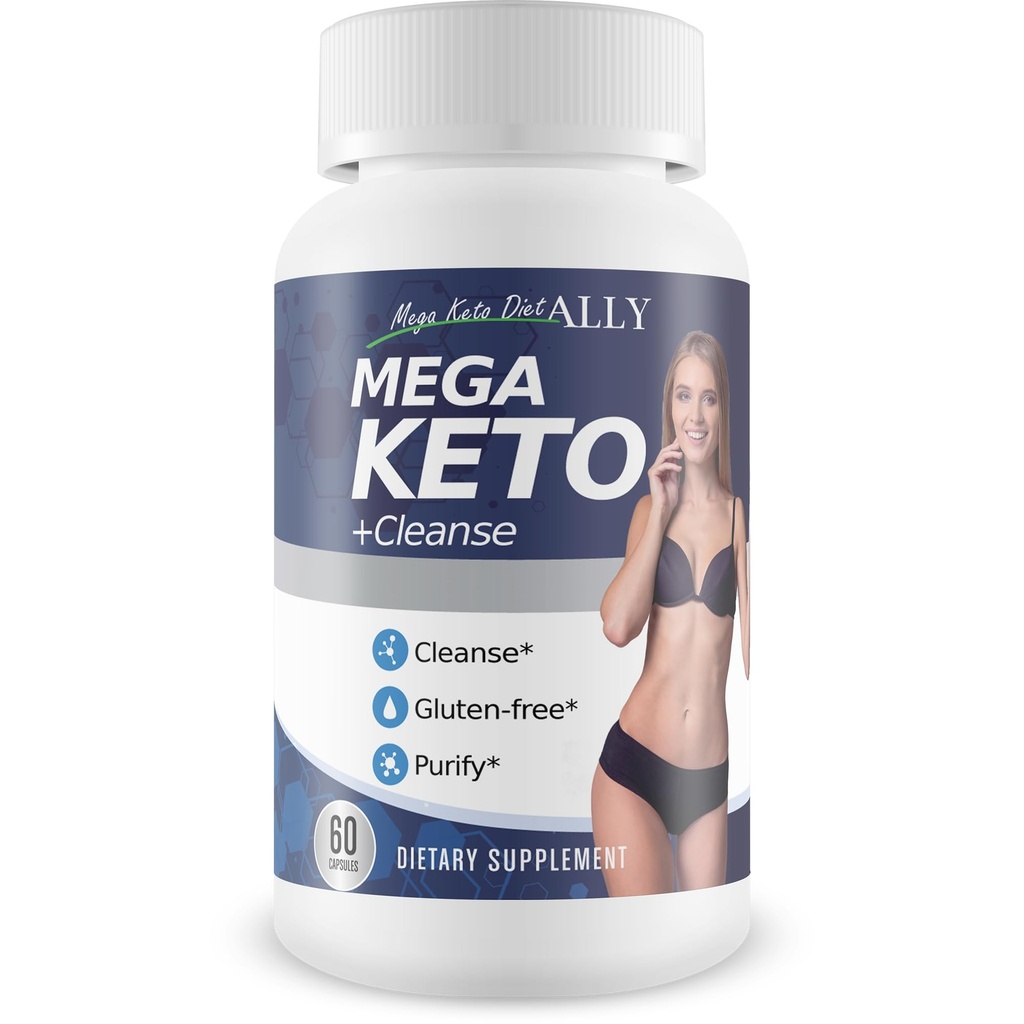 Mega Keto Diet + Cleanse - Aiuta a ridurre il budello di fegato - Blast Out Carbs to Support Ketosis Cleanse - Digestive Cleansing Ketogenic Support - Body Cleanse & Liver Cleanse - Assistenza sanitaria generale