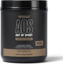 Art Sport 30g Protein Pulver, Schokolade, Protein für Athleten, Pflanzenbasiert, Dairy & Glutenfrei, 0g Zucker, 5g BCAA, 3.5g MCT, 1.21lb Wanne