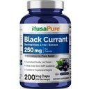 NusaPure Currant noir 10:1 Extrait, 250 mg équivalent à 2 500mg, par Veg Caps 200 Vegan, non-OGM