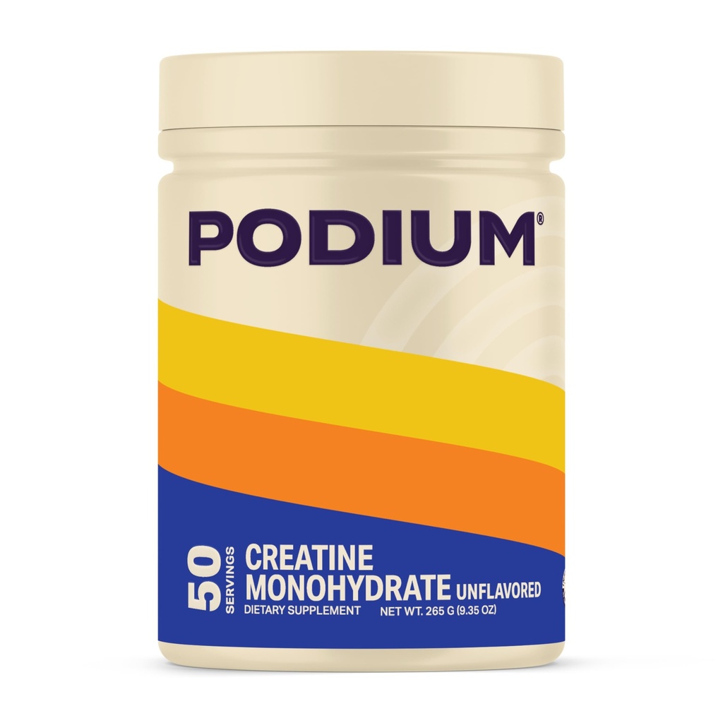 Podium Nutrition, Solos | Kreatin Monohydrate, 50 Servierungen, Unflavored, Boost Athletic Performance