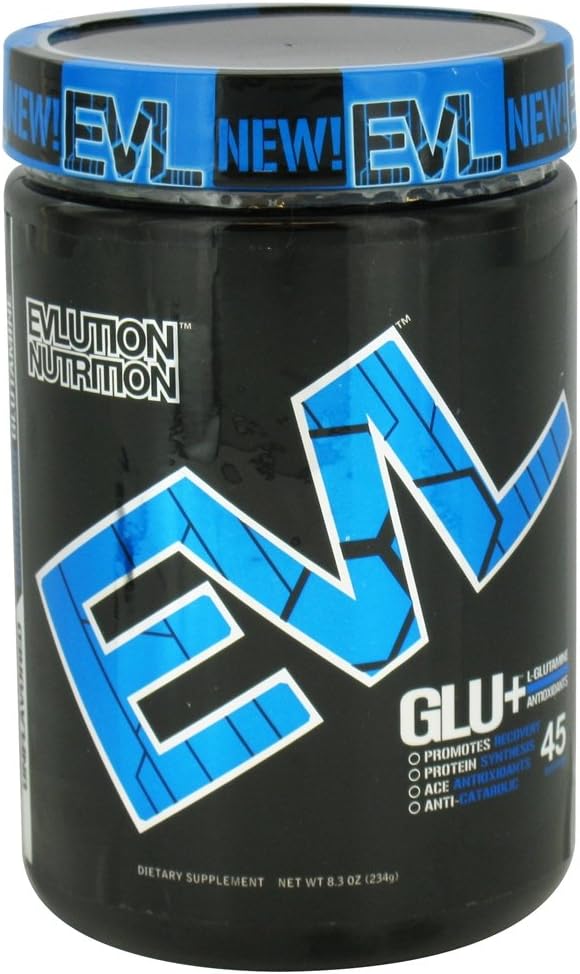 Evlution Nutrition Glutamine Supplemento, Non aromatizzato, 8.3 Ounce