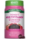 Verità della natura Donne Multivitamina Gummies Plus Collagen & Biotin | 70 Count | Non-GMO & Gluten Supplemento gratuito