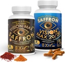 EXIR suppléments de vitamine oculaire, lot de 2, soutient Retina Macular, 60 capsules
