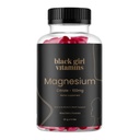 Schwarze Mädchen Vitamine - Magnesium Gummie, für Schlaf, Immunität und Knochenunterstützung. Magnesium Citrate Supplement mit (100mg) pro Servierung, Glutenfrei (Mixed Berry). 60.
