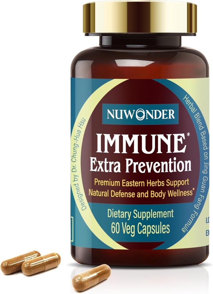 Immun Extra Prävention, Natürliche Immununterstützung, Klinisch getestete Formel, Natürliche Verteidigung, Körper-Wellness, Nicht-Drowsy, keine chemische Ingredient. Die größten Erfindungen. 60 Kapseln