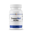 Stop Aging Now - DreamWell Ultra - Melatonina avanzata con GABA - Nervousness and Stress Relief, Sleep Support - Non-Drowsy e Non-Habit Forming - 30 Vcaps