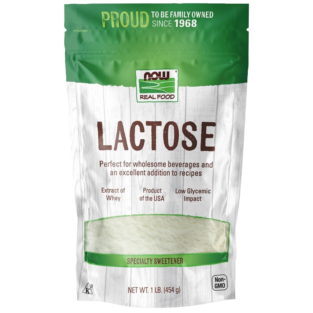 MAINTENANT aliments, lactose, encourage les bactéries bénéfiques de Gut, produit des États-Unis, 1-Pound (emballage mai Vary)