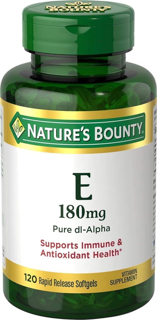 Bounty Vitamine E 400 UI Softgels pur DL-Alpha 120 Soft Gels (paquet de 2)
