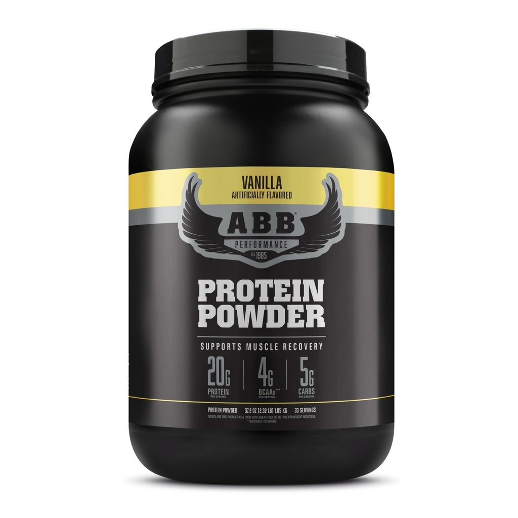 American Body Building (ABB Pure Pro Protein Powder, Vanilla, 33 Serve